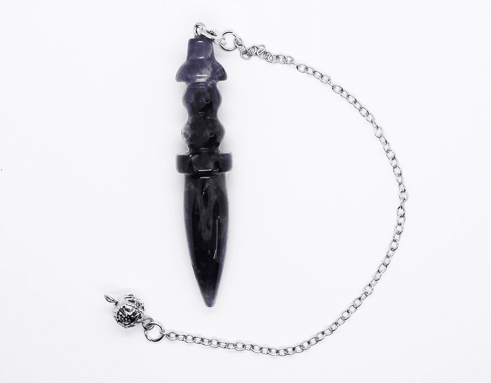 Amethyst Athame Pendant | Amethyst Crystal Pendant | Midnight Maker