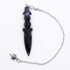 Amethyst Athame Pendant | Amethyst Crystal Pendant | Midnight Maker