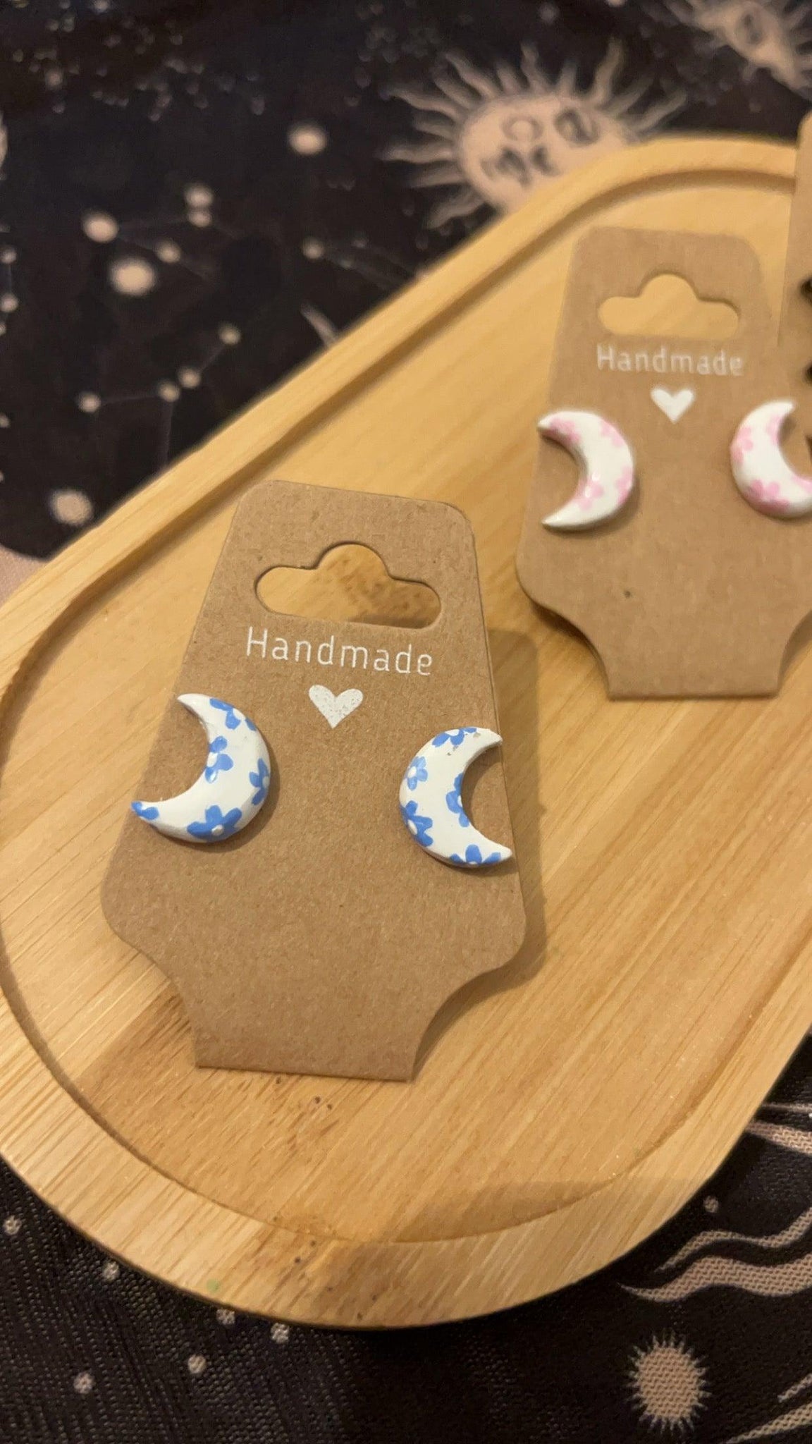 Moon Stud Earrings | Women's Moon Earrings | Midnight Maker