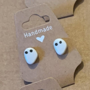 Handmade ghost earrings 