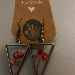 Lovers in the Forest- Floral Earrings | Handmade Earrings - Midnight Maker