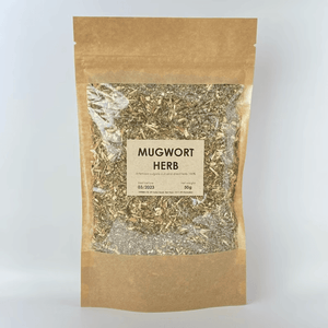 Mugwort (Artemisia vulgaris) herb, cut and dried 50g - Midnight Maker