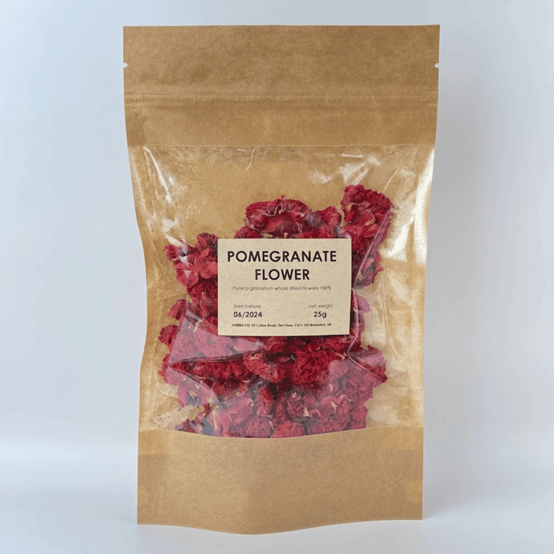 Pomegranate (Punica Granatum) Whole Dried flowers 50g - Midnight Maker