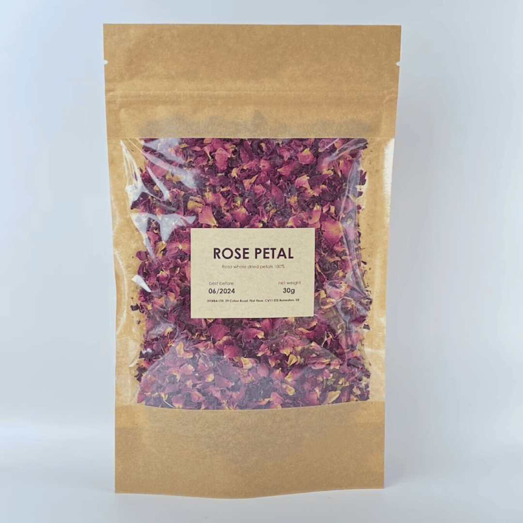 Rose (Rosa) Whole Dried Flower Petals 50g - Midnight Maker