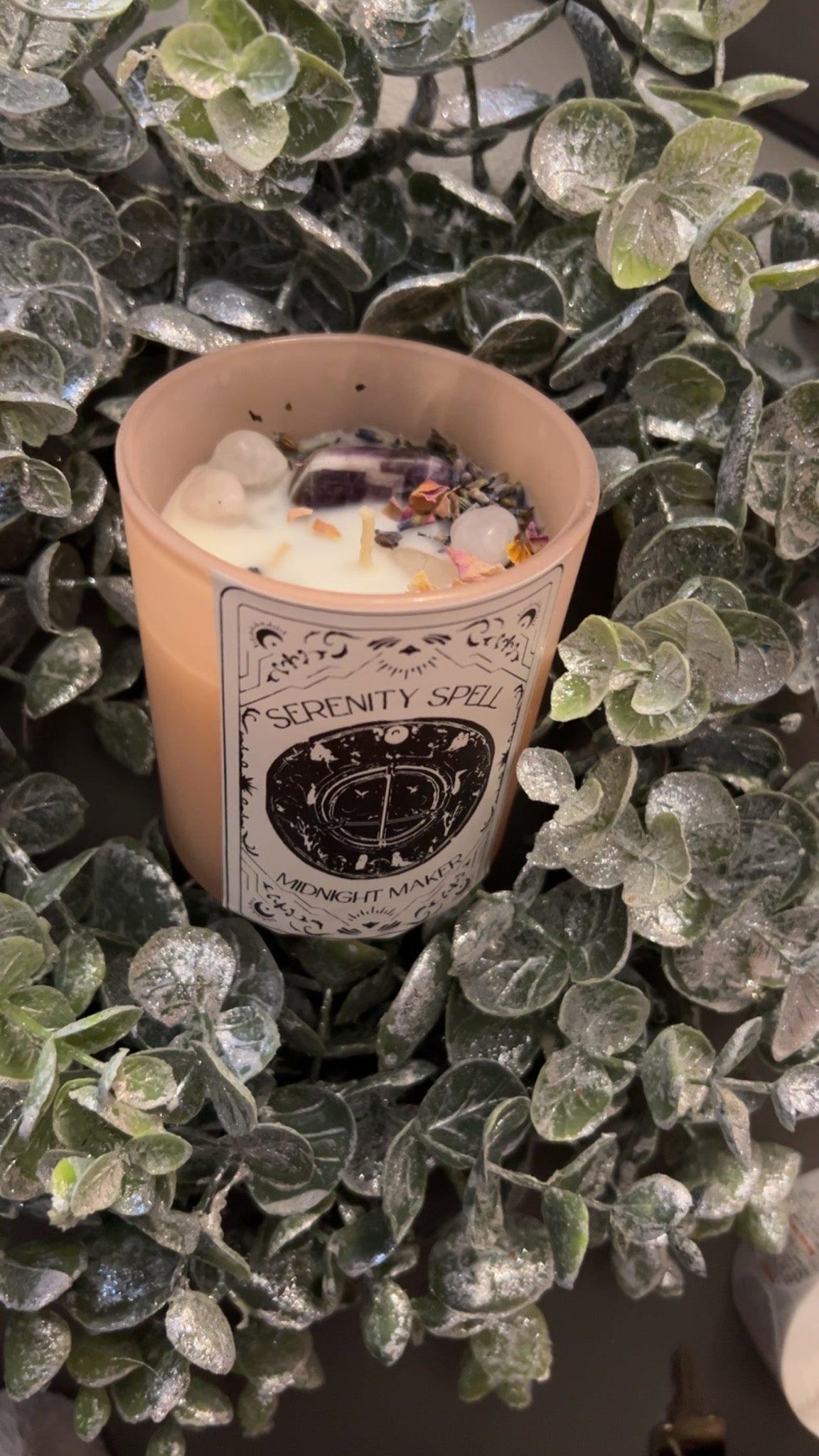 Serenity | Calm Candle | Spell Candle - Midnight Maker
